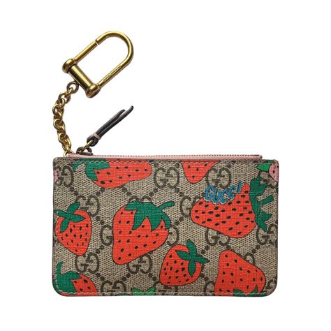 gucci keys|gucci key pouch strawberry.